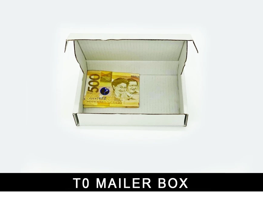 White Corrugated Mailer Box (ON HAND)