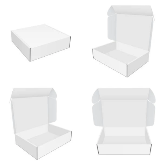 White Corrugated Mailer Box (ON HAND)