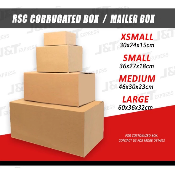 JNT Cheapest Shipping Box -Sturdy Brown Corrugated Packaging