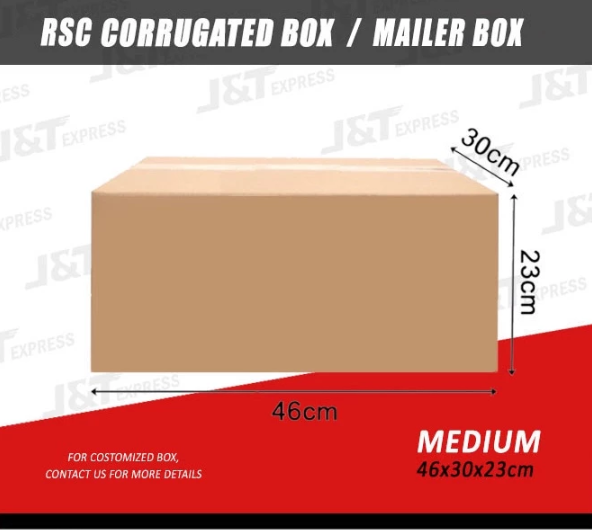 JNT Cheapest Shipping Box -Sturdy Brown Corrugated Packaging