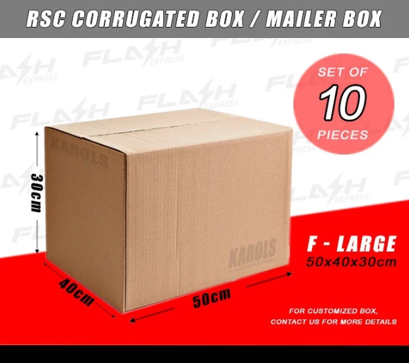 JNT Cheapest Shipping Box -Sturdy Brown Corrugated Packaging