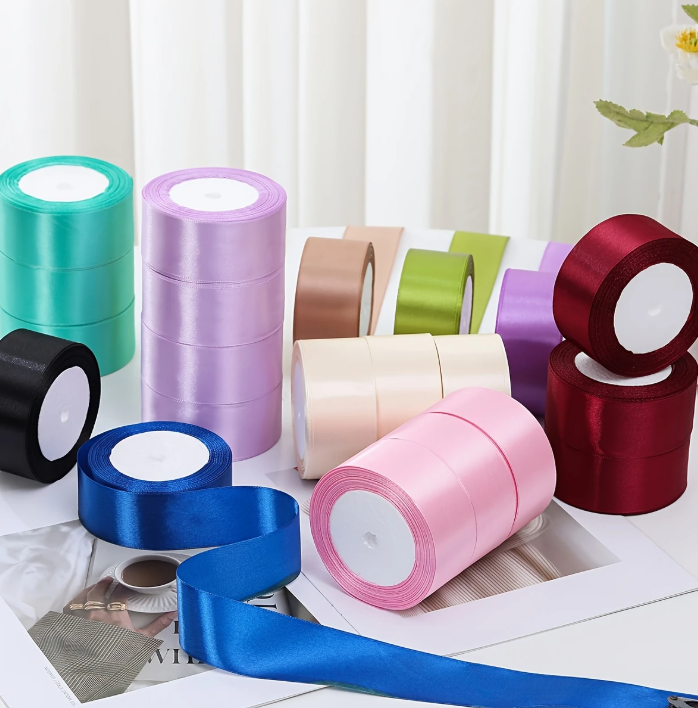 25Yards/Roll 4cm ribbon, satin ribbon, decorative ribbon, gift packaging, Ribbons roll