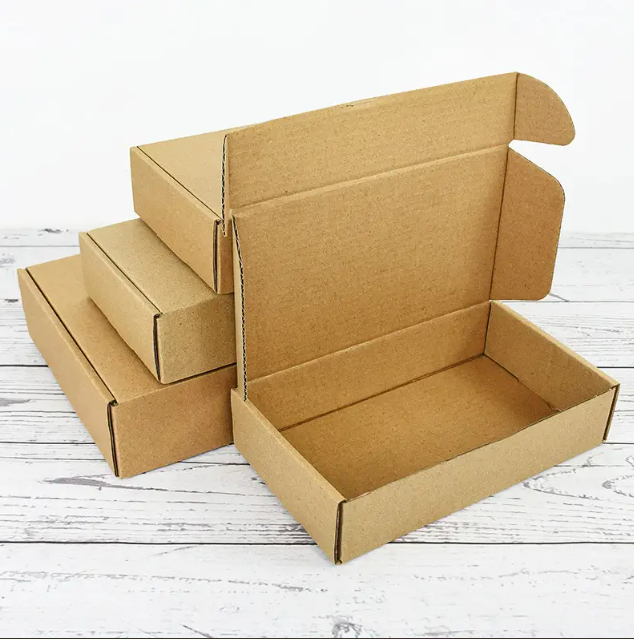 T0 Carton box corrugated packaging Kraft Brown Kraft Mailer Corrugated Box