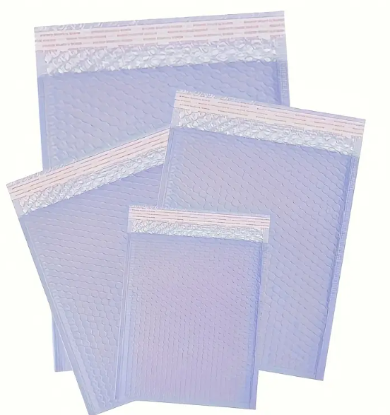 LIGHT PURPLE | Bubble Mailer Plastic Padded Envelope Shipping Bag Packaging 1pc