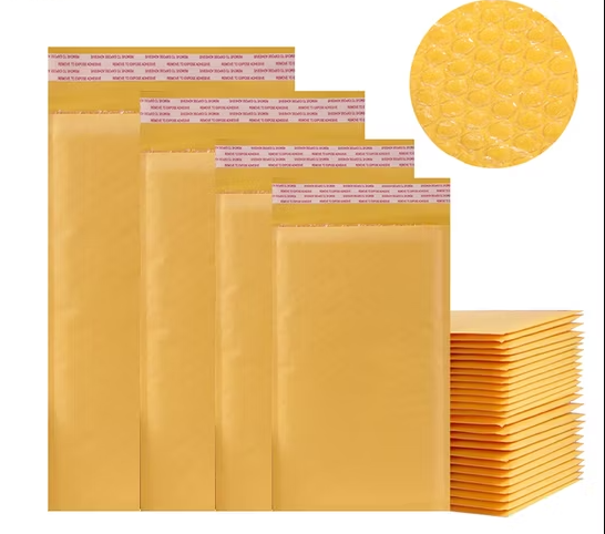 Lightweight Yellow Bubble Mailer/Padded Envelope Shipping Bags Self Seal Shockproof | 1pc