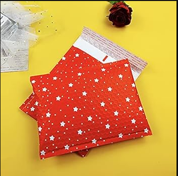 Red | Green Bubble Mailer Plastic Padded Envelope Shipping Bag Packaging