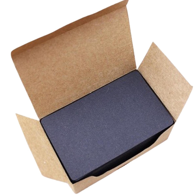(100pcs) boxed Greeting cardboard message cardboard word card business card
