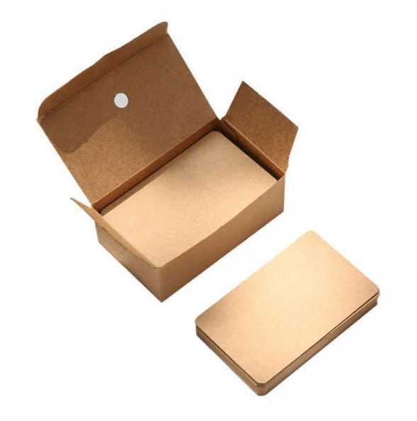 (100pcs) boxed Greeting cardboard message cardboard word card business card