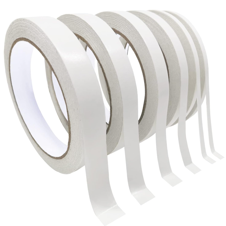 (8METERS) Double Sided Tape White Super Strong Double-Sided Adhesive Packaging Tape