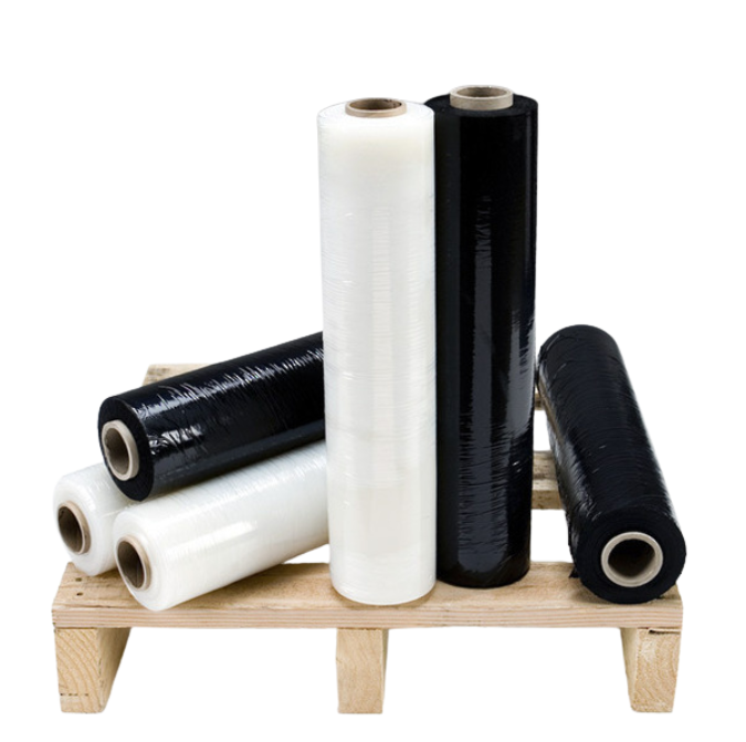 (Clear | Black) STRETCH FILM/WRAP highly stretchable plastic film