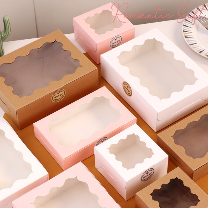 10pcs Premium Curved Window Gift Box Set - Wedding, Bridesmaid, Xmas and Party packaging gift Box