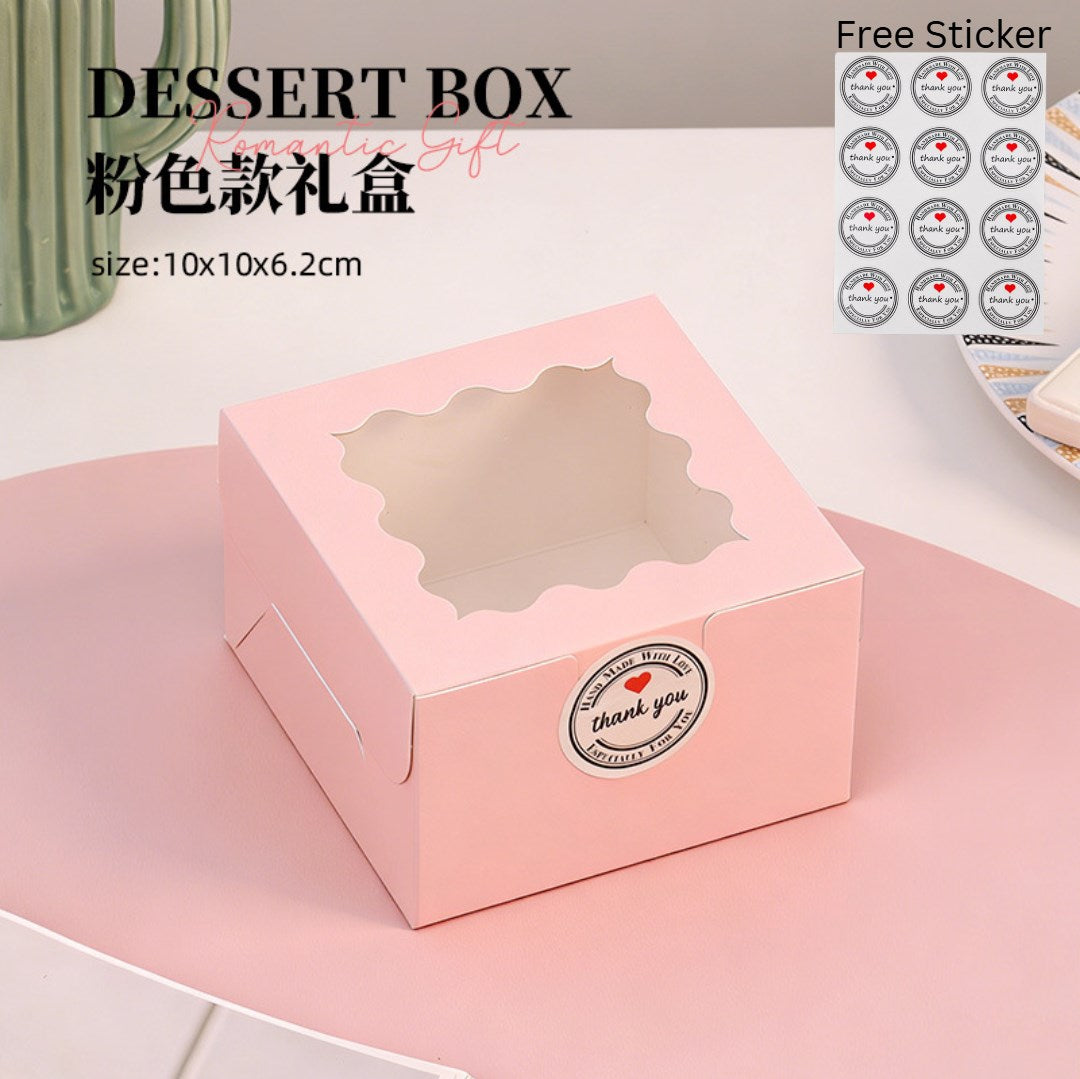 10pcs Premium Curved Window Gift Box Set - Wedding, Bridesmaid, Xmas and Party packaging gift Box