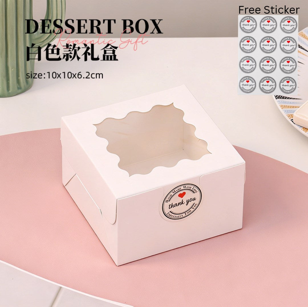 10pcs Premium Curved Window Gift Box Set - Wedding, Bridesmaid, Xmas and Party packaging gift Box