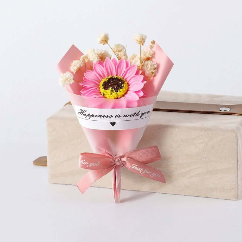 Mini Dried Flowers Gypsophila Small Bouquet, Preserved Flower Mini Bouquet
