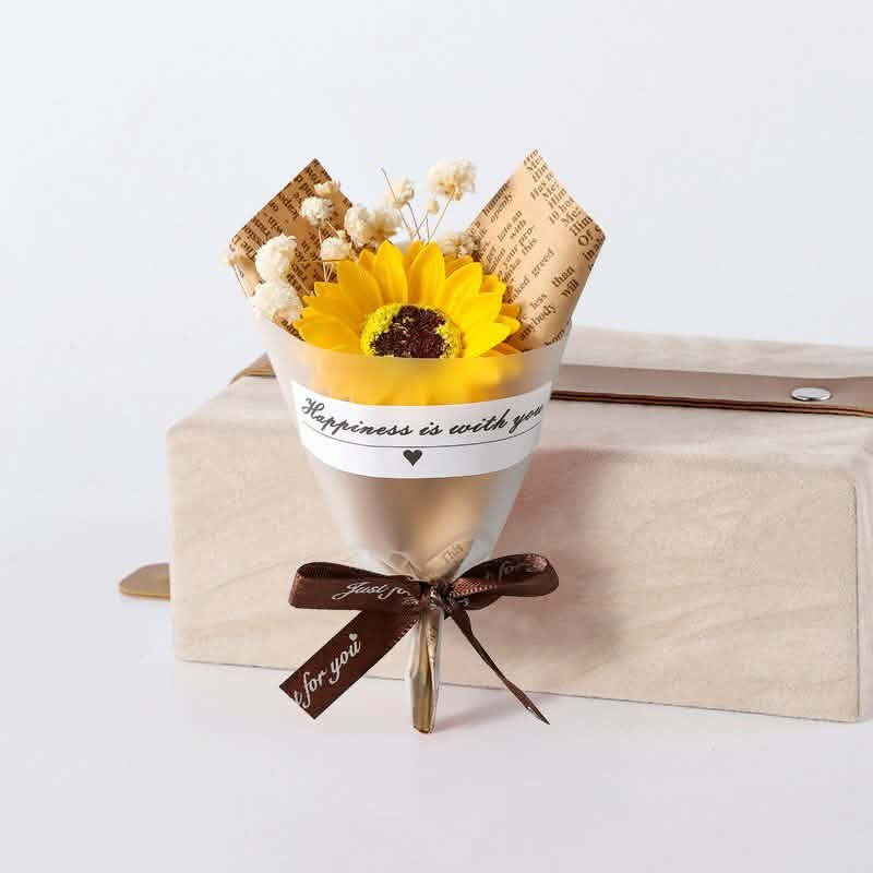 Mini Dried Flowers Gypsophila Small Bouquet, Preserved Flower Mini Bouquet
