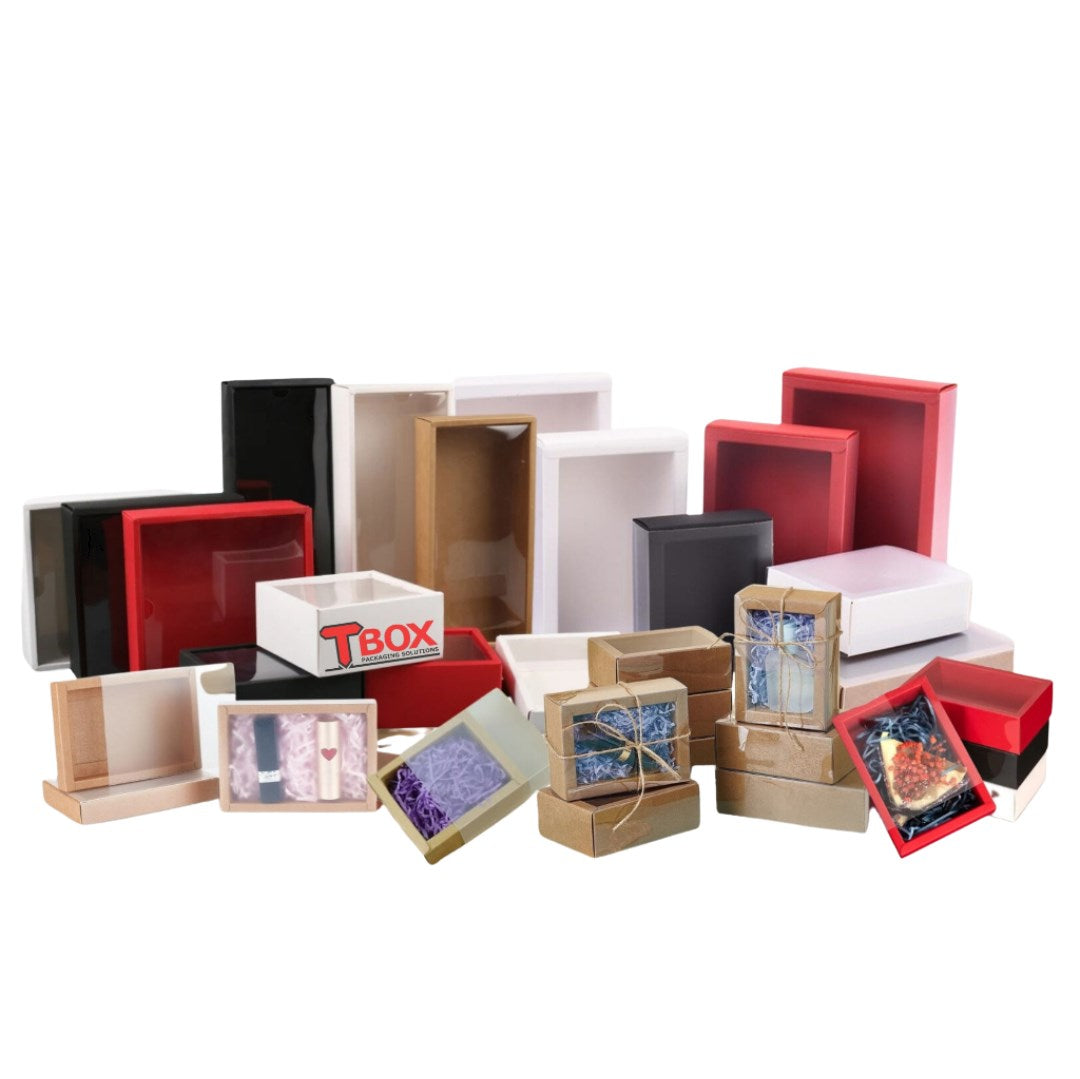 PVC Transparent Window CLEAR drawer box gift box product packaging Durable Storage