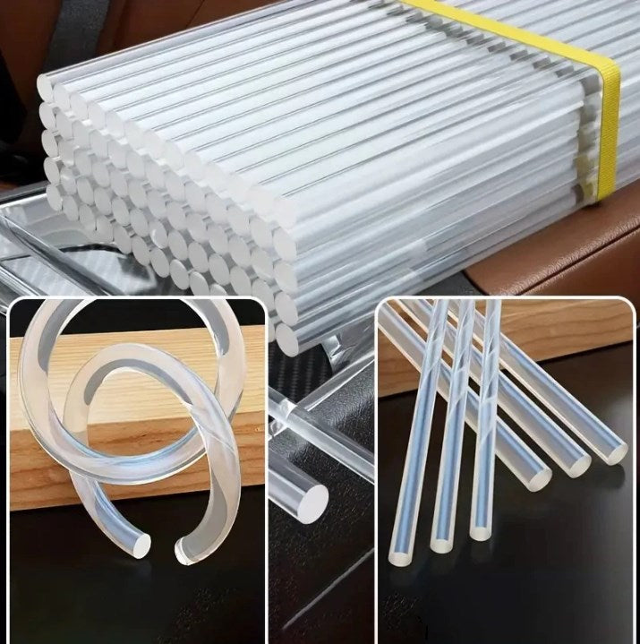 1kilo 7mm/11mm Clear Hot Melt Glue Sticks for Mini Strong Adhesive for Crafts, DIY, Project