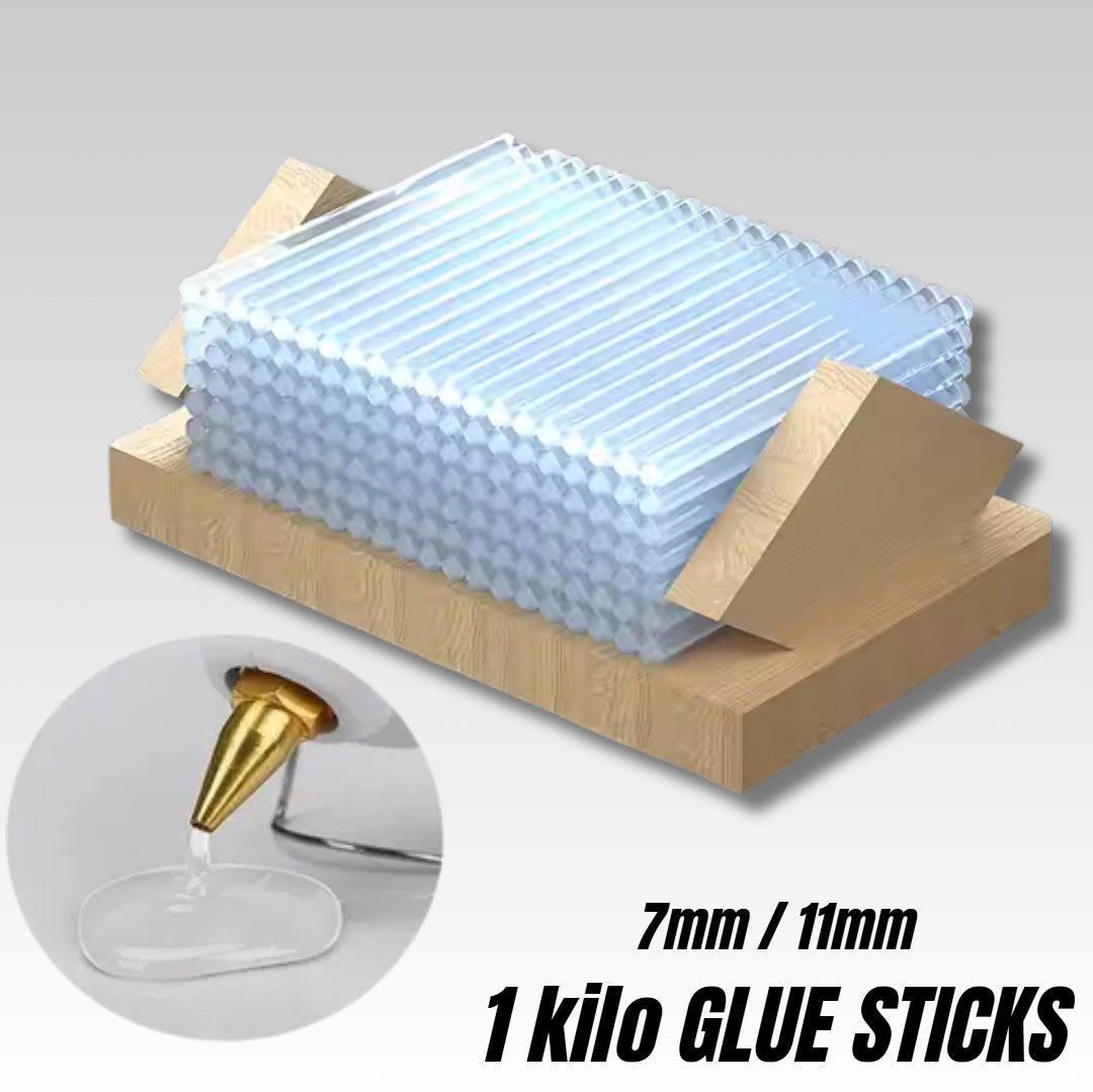 1kilo 7mm/11mm Clear Hot Melt Glue Sticks for Mini Strong Adhesive for Crafts, DIY, Project