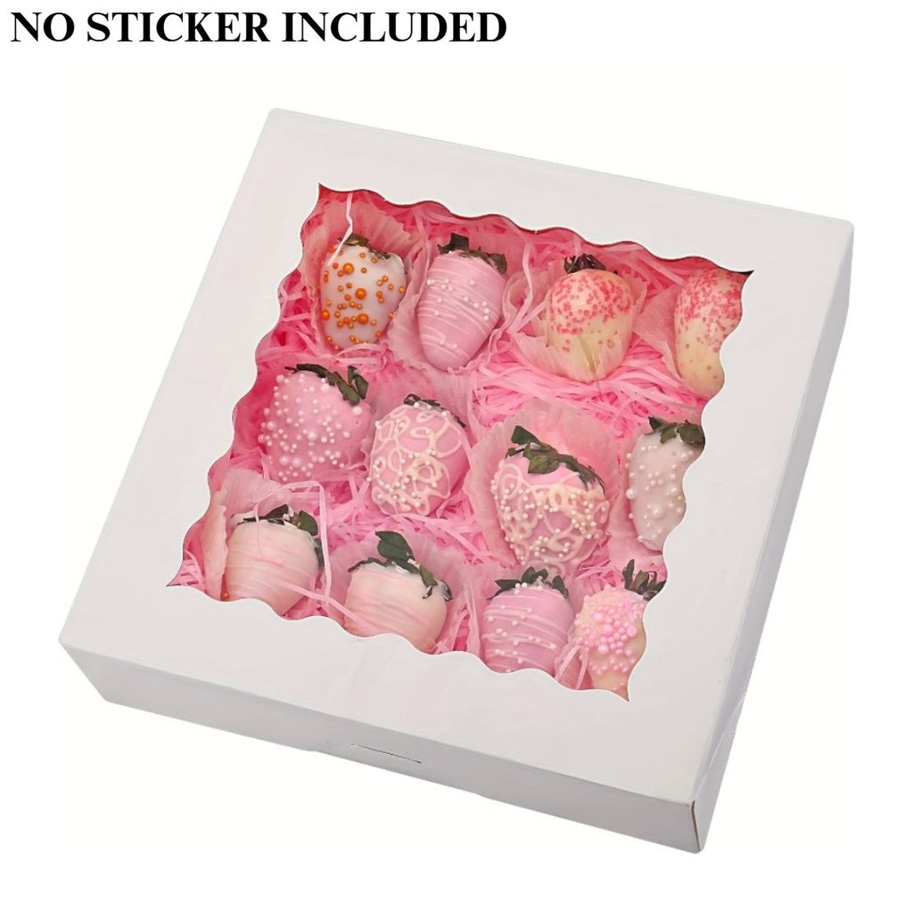 10pcs Premium Curved Window Gift Box Set - Wedding, Bridesmaid, Xmas and Party packaging gift Box