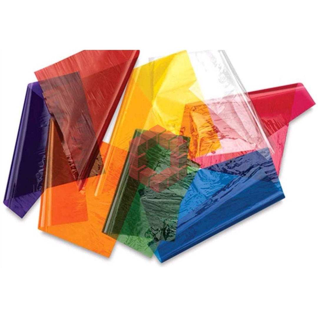 5pcs Cellophane Sheets Gift Wrapping Plastic Film for Candy Flowers DIY Crafts Party Supplies