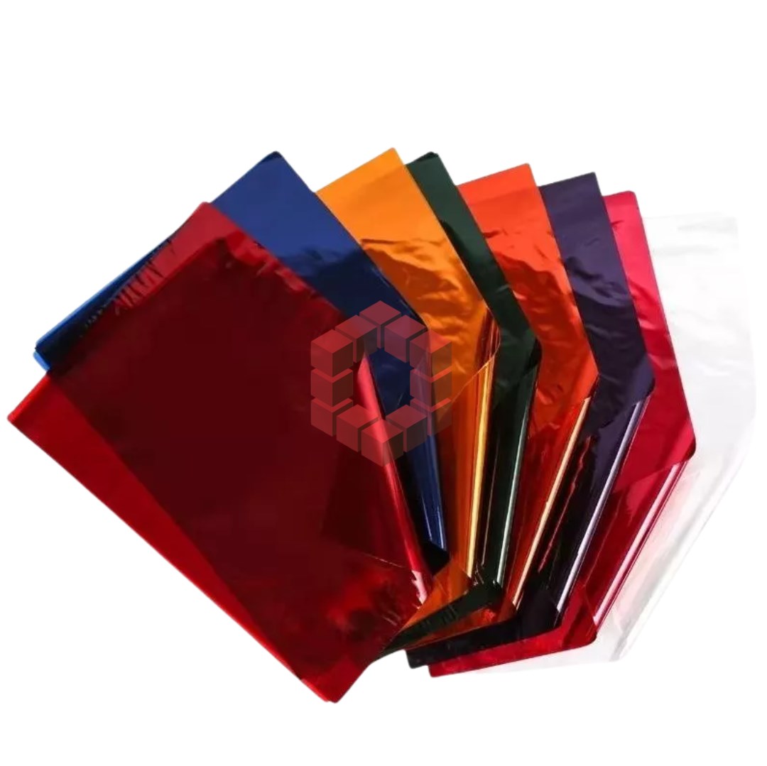5pcs Cellophane Sheets Gift Wrapping Plastic Film for Candy Flowers DIY Crafts Party Supplies
