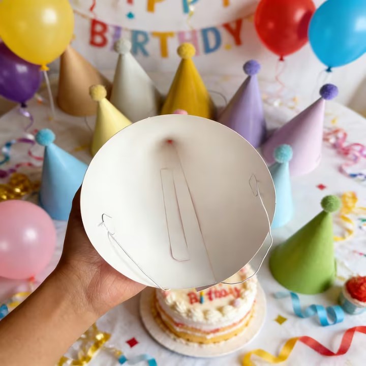 5pcs Cone Paper Party Hats Birthday Hats Set Celebration Hats for Kids Party Supplies