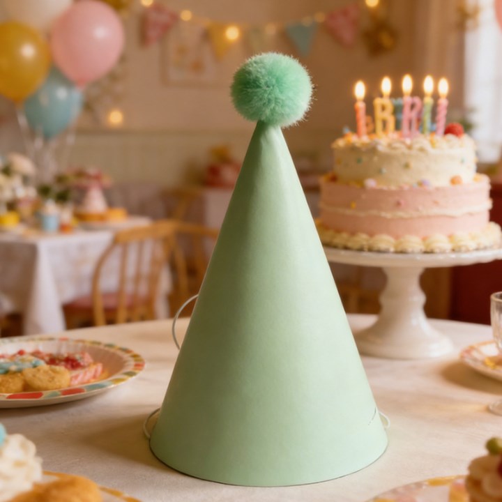 5pcs Cone Paper Party Hats Birthday Hats Set Celebration Hats for Kids Party Supplies