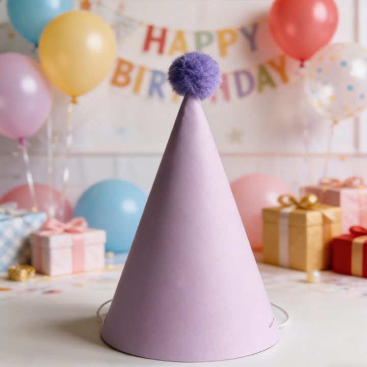 5pcs Cone Paper Party Hats Birthday Hats Set Celebration Hats for Kids Party Supplies