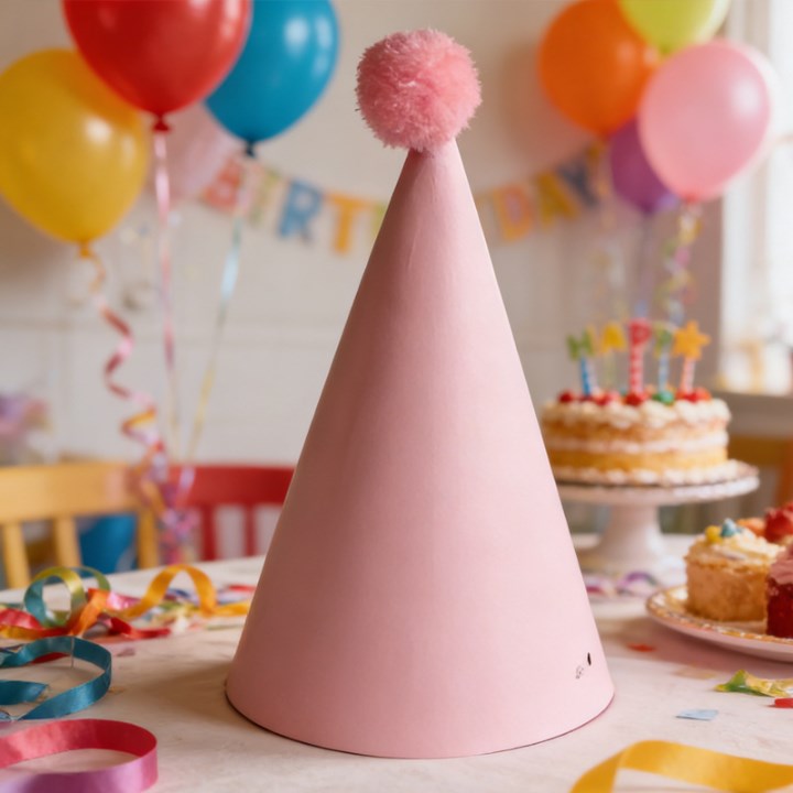 5pcs Cone Paper Party Hats Birthday Hats Set Celebration Hats for Kids Party Supplies