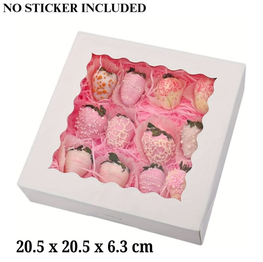 10pcs Premium Curved Window Gift Box Set - Wedding, Bridesmaid, Xmas and Party packaging gift Box