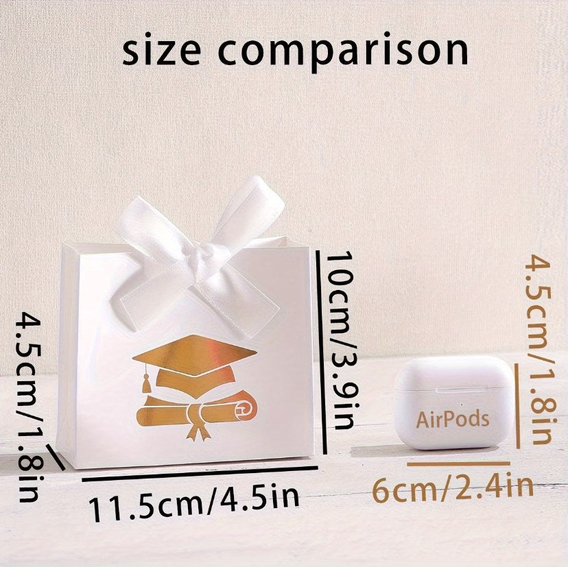10pcs Luxury Graduation Gift Box Set | With Ribbon Candy Boxes, Golden Diploma Design Gift Packaging