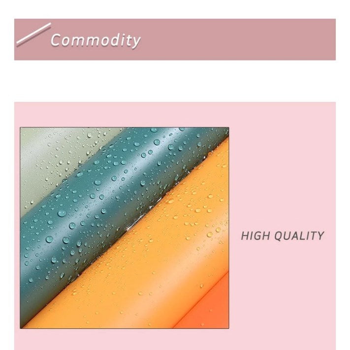 20pcs [Plastic Type] HanSu Glossy Flower Wrapping Paper | Waterproof | Floral Elegant Gift Packaging