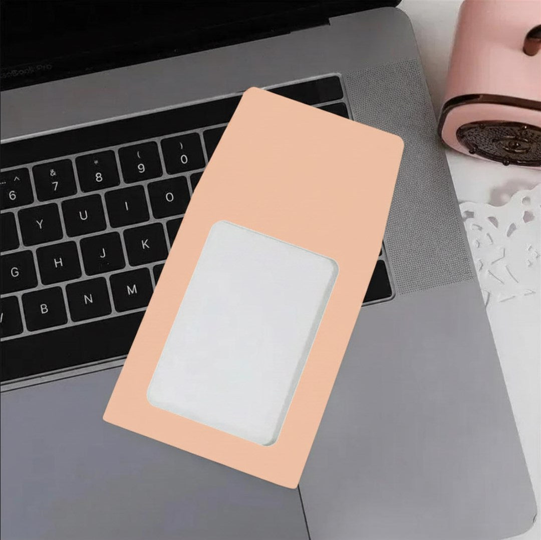 10pcs Hollow Clear Card Window Envelope | Cute Macaron Color Paper Bag for Photos, Cards & Gifts