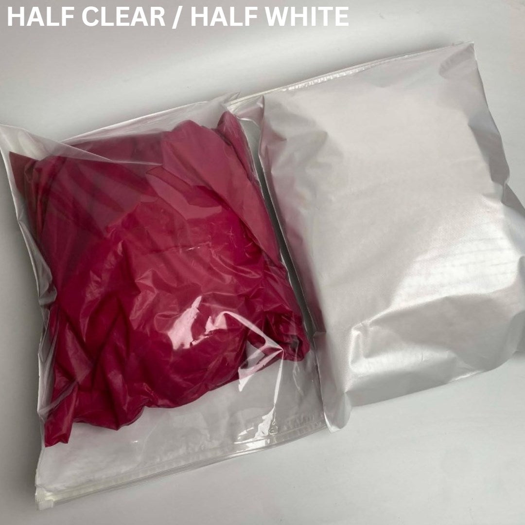 (50pcs) Ziplock Clear Plastic Packaging Bag for clothes | Waterproof Transparent Storage Bag