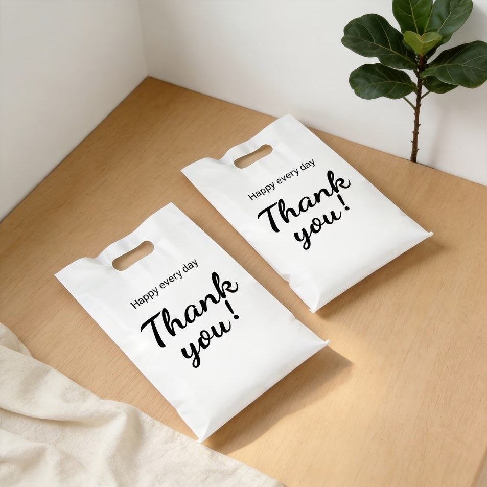 50pcs Thank You Gift Bags | Party Favor Bags, Appreciation Gift Bags, Mother's Day & Father's Day Gi
