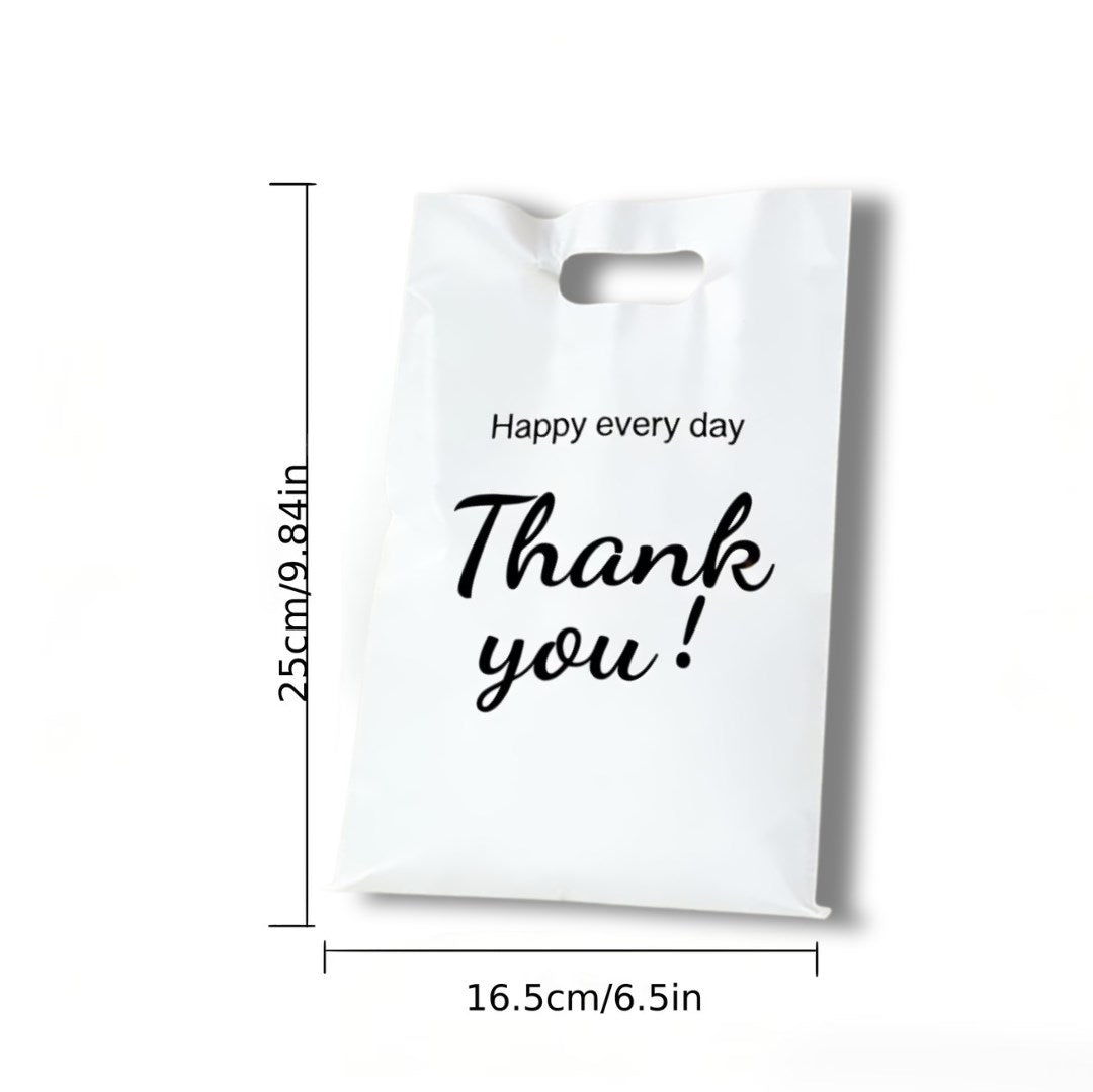 50pcs Thank You Gift Bags | Party Favor Bags, Appreciation Gift Bags, Mother's Day & Father's Day Gi
