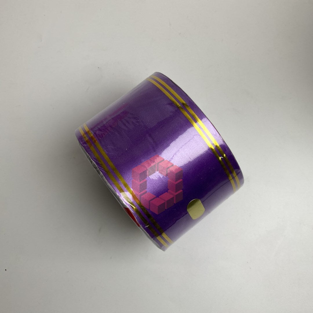 50yards | Plastic Ribbon with Double Gold Edges | Decorative Gift Wrapping Ribbon for Flower Arrang.