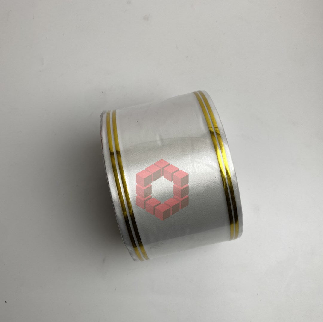 50yards | Plastic Ribbon with Double Gold Edges | Decorative Gift Wrapping Ribbon for Flower Arrang.