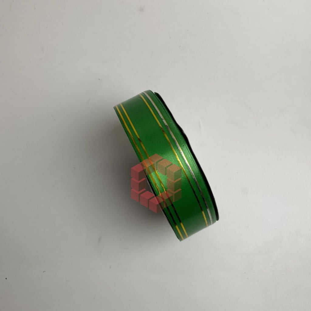 50yards | Plastic Ribbon with Double Gold Edges | Decorative Gift Wrapping Ribbon for Flower Arrang.