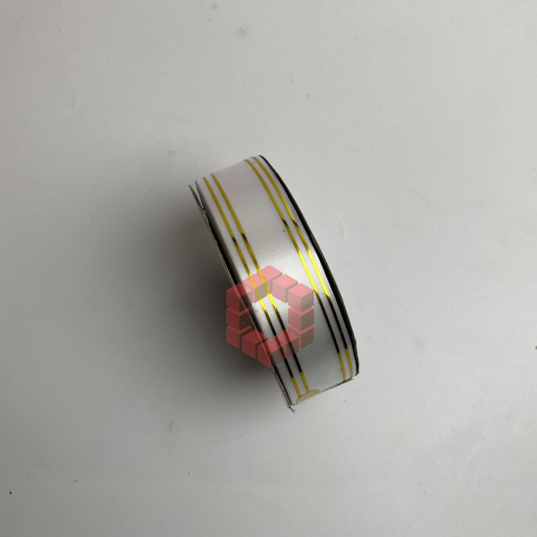 50yards | Plastic Ribbon with Double Gold Edges | Decorative Gift Wrapping Ribbon for Flower Arrang.