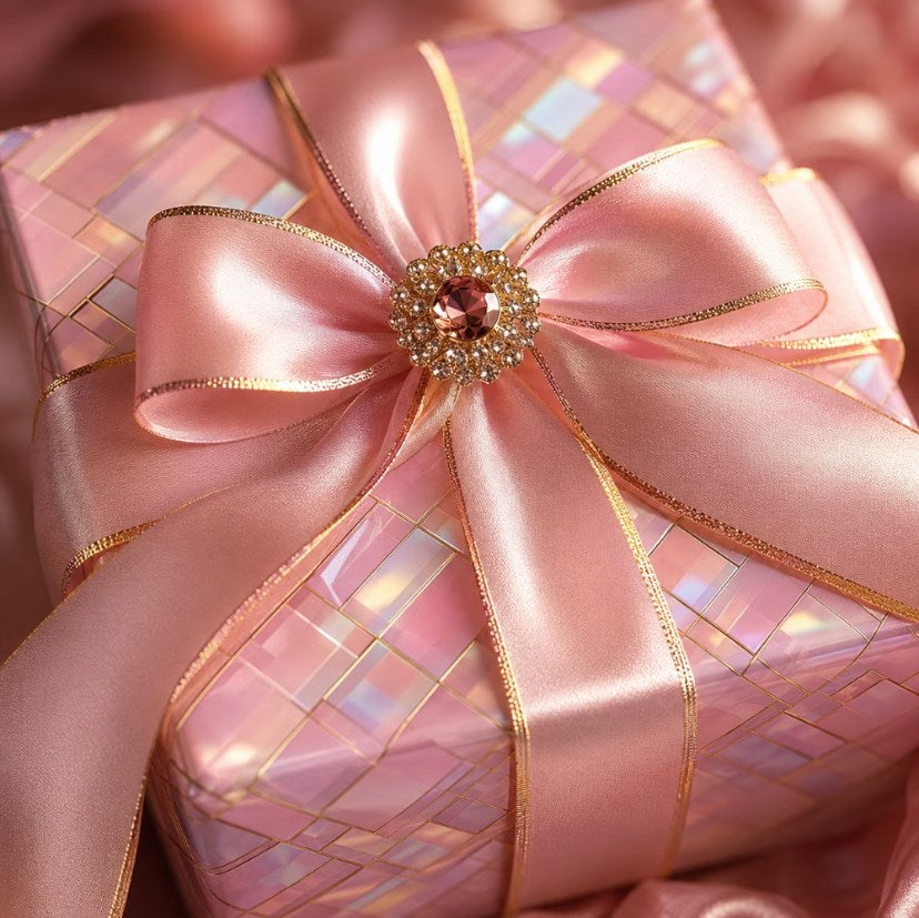 5PCS Marble Pattern Glossy Gift Wrapping Paper Roll Pearl | Copper Plate Finish | Flower Gift Packa.