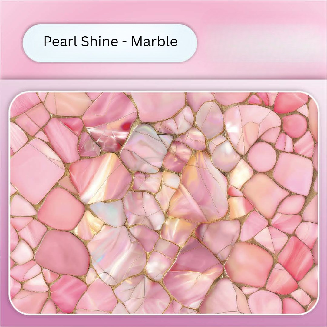 5PCS Marble Pattern Glossy Gift Wrapping Paper Roll Pearl | Copper Plate Finish | Flower Gift Packa.