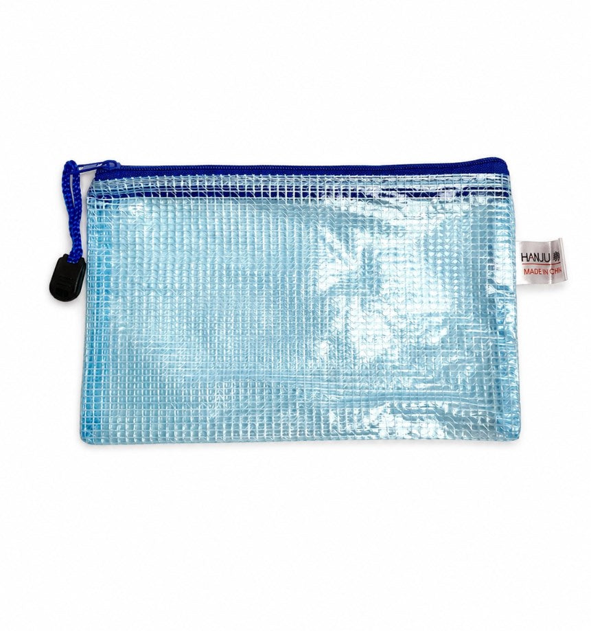 A3,A4,A5,A6 | Mesh Zipper File Bag Transparent File Bag Waterproof | 1pc