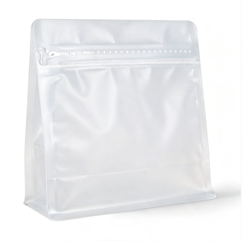 5PCS Flat Bottom Coffee Bean Bag Rubik's cube Pouch with One-Way Valve | Premium Resealable Coffee Packaging Bag
