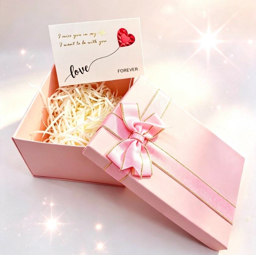 Premium Cross-Border Gift Box SET with Lid | Creative Holiday Gift Box with shredded and cards