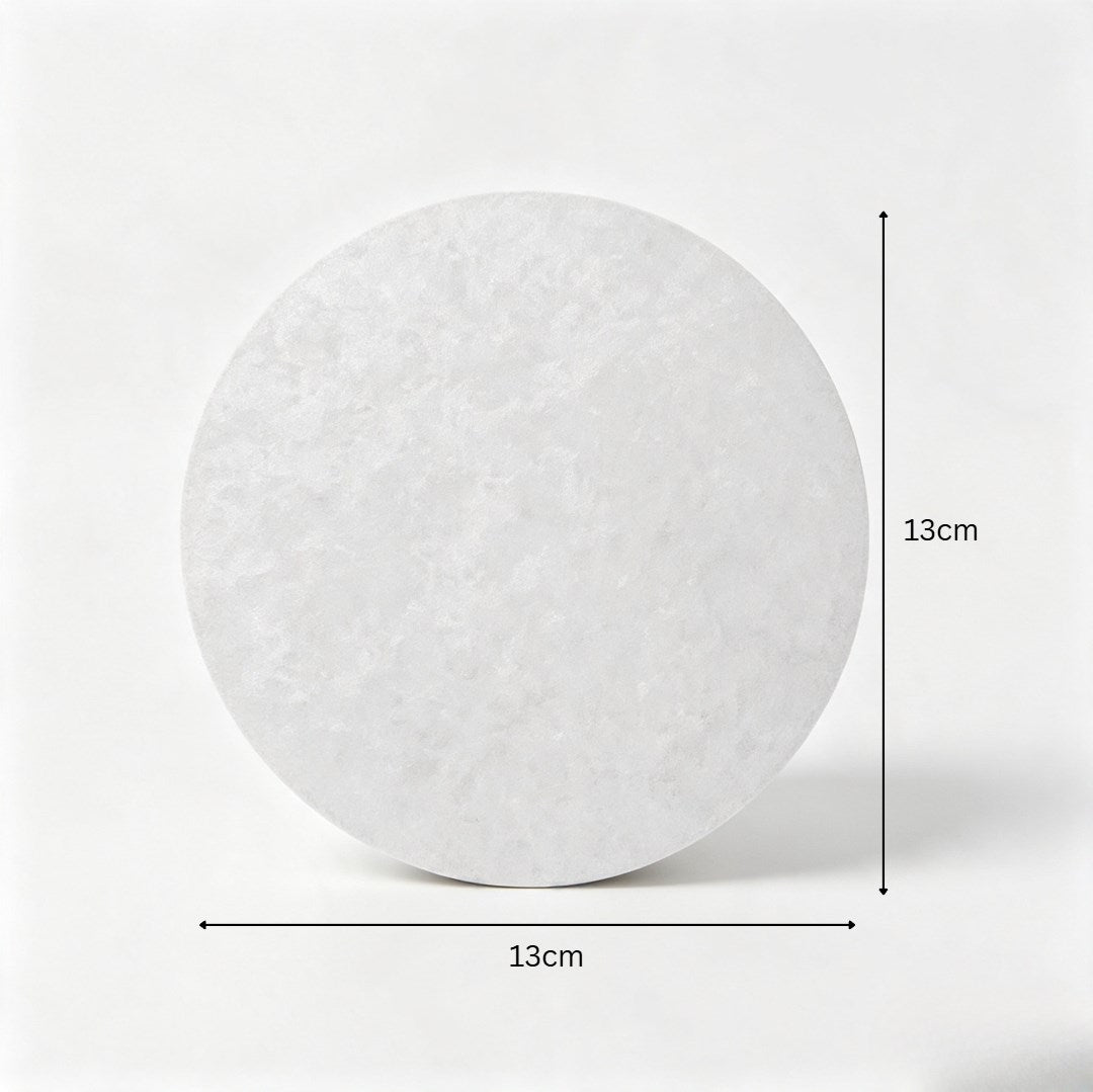 500pcs 13cm | Leak-Proof Cup Sealing Paper | Anti-Overflow Paper Mat for Milk Tea, Coffee & Takeaway