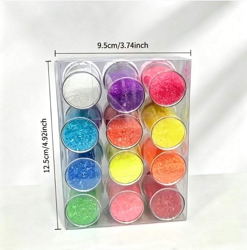 12pcs Glitter Bottles Set 5cm | Fine Glitter for Arts & Crafts, Nail Art, Makeup & Resin DIY