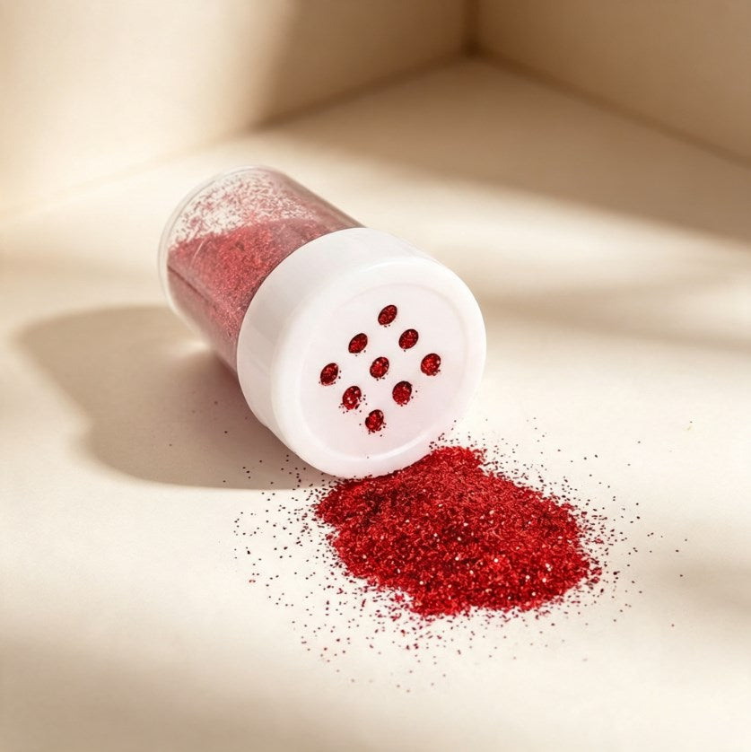12pcs Glitter Bottles Set 5cm | Fine Glitter for Arts & Crafts, Nail Art, Makeup & Resin DIY