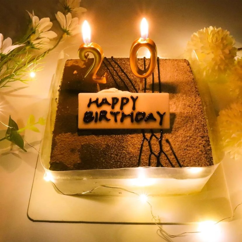 1pc Gold Number 0-9 Candle Cake Topper | Birthday Party Cupcake Decoration