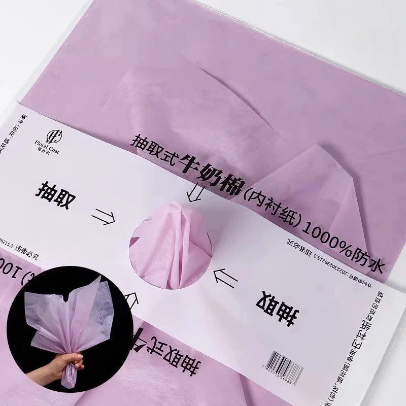 38Pcs Cotton Lining Paper Flower Wrapping Packaging Tissue Paper